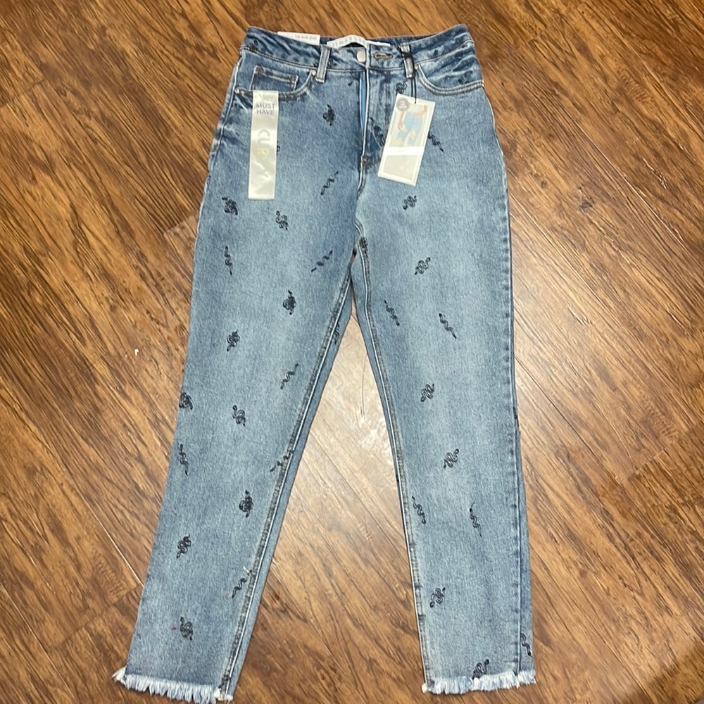 Mom jeans size 5 slim